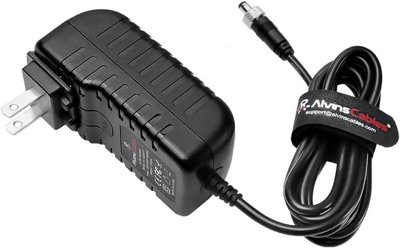 Alvin's Global 12V 3A Power Adapter Right Angle Locking DC for Atomos BMD