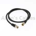 12G HD SDI BNC To BNC Male Video Coaxial Cable For 4K Video Camera 19 Inches
