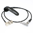5 Pin Lemo To BNC Timecode Cable Right Angle SMPTE Time Code Out ARRI Mini Sound Devices ZAXCOM