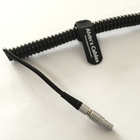 Teradek ARRI Alexa Camera Coiled Twist Power Cable 2 Pin Right Angle to Straight
