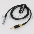 Mini Audio Arri Power Cable 5 Pin Male To Right Angle 3.5mm TRS Connector 1 Year Warranty