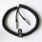 4 Pin Male To 4 Pin Male Coiled Twist Cable For Teradek Bond ARRI Alexa Camera