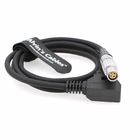 Flexible Soft Thin Power Cable for Red Epic Scarlet D Tap to 1B 6 Pin Female