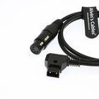 Sony F55 SXS XLR 4 Pin Female To D Tap Camera Power Cable