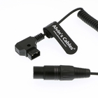 XLR 4 Pin Female To D Tap Camera Power Cable For Practilite 602 DSLR