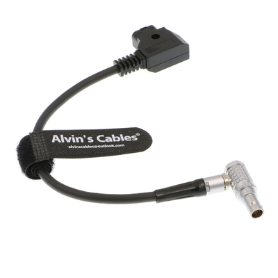 4 Pin Male Right Angle to D-tap Power Cable for Hollyland Cosmo 400 Wireless Video Transmission System