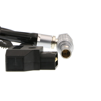 4 Pin Male Right Angle to D-tap Power Cable for Hollyland Cosmo 400 Wireless Video Transmission System