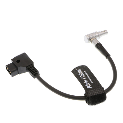 4 Pin Male Right Angle to D-tap Power Cable for Hollyland Cosmo 400 Wireless Video Transmission System