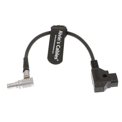 4 Pin Male Right Angle to D-tap Power Cable for Hollyland Cosmo 400 Wireless Video Transmission System