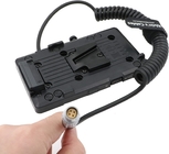 V-Mount Battery Plate For Red Scarlet Epic Camera With 6 Pin Coiled Power Cable