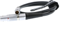 3 Pin Steadicam Zephyr to 6pin Lemo Power Cable for RED Epic Scarlet 12/24 Volts
