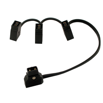 D-tap male to 3 D-Tap Female Extension Cable for Anton Bauer V-mount Battery