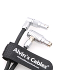 3 Pin Right Angle To Rotatable 2 Pin Male Right Angle Power Cable For Teradek Bolt ARRI Alexa Mini