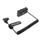 NP F550 Dummy Battery To D Tap Coiled Power Cable For Sony NP F550 F570 F970 Atomos Ninja V Monitor