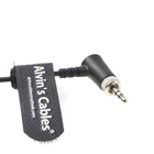 Mini XLR 3 Pin Male To Right Angle 3.5mm Screw TRS Audio Cable For Canon-EOS-C70