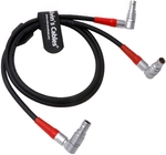 Dual-Motor-Cable For MDR Rotatable 4-Pin-Male To Dual 4pin Male Right-Angle Cable For Arri LBUS FIZ MDR Wireless Focus