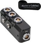 2 Pin Splitter Cable Upgraded 2-Pin-Female Input To 3X 2Pin Output Power-Distributor-Box For Arri Alexa|Teradek|SmallHD
