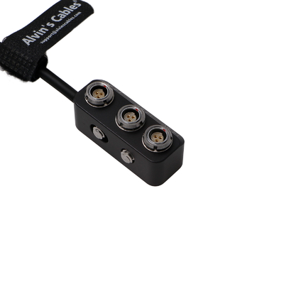 1 To 3 Mini Power Splitter Box Cable RS 3-Pin Male To 3 Ports 3-Pin RS Female Box For ARRI Camera Alvin'S Cables |30CM