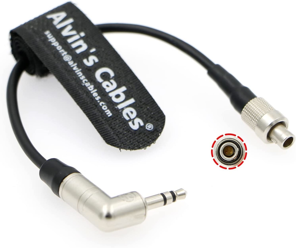 Timecode Cable For Wisycom MTP60 From Tentacle Sync 3.5mm TRS To FVB 00 3 Pin For Audio Ltd A10-TX Transmitter 7.9In