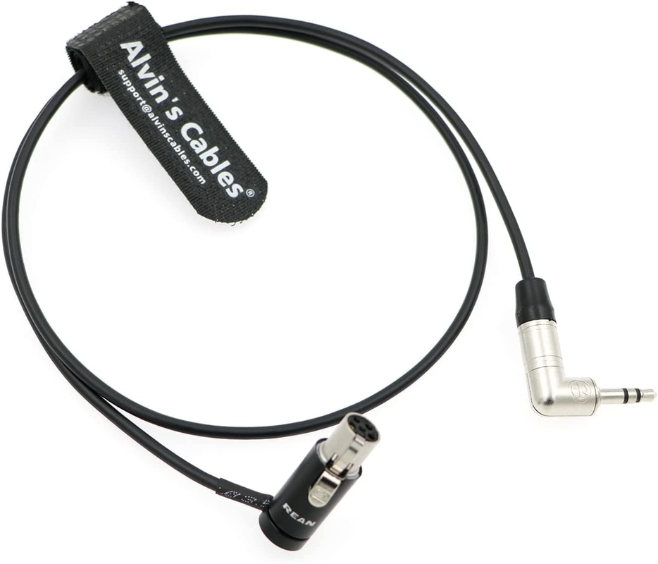 Alvin'S Cables Low Profile TA5F To 3.5mm TRS Audio Cable For Lectrosonics DCHR Receiver / SMQV Transmitter 60cm/24inches