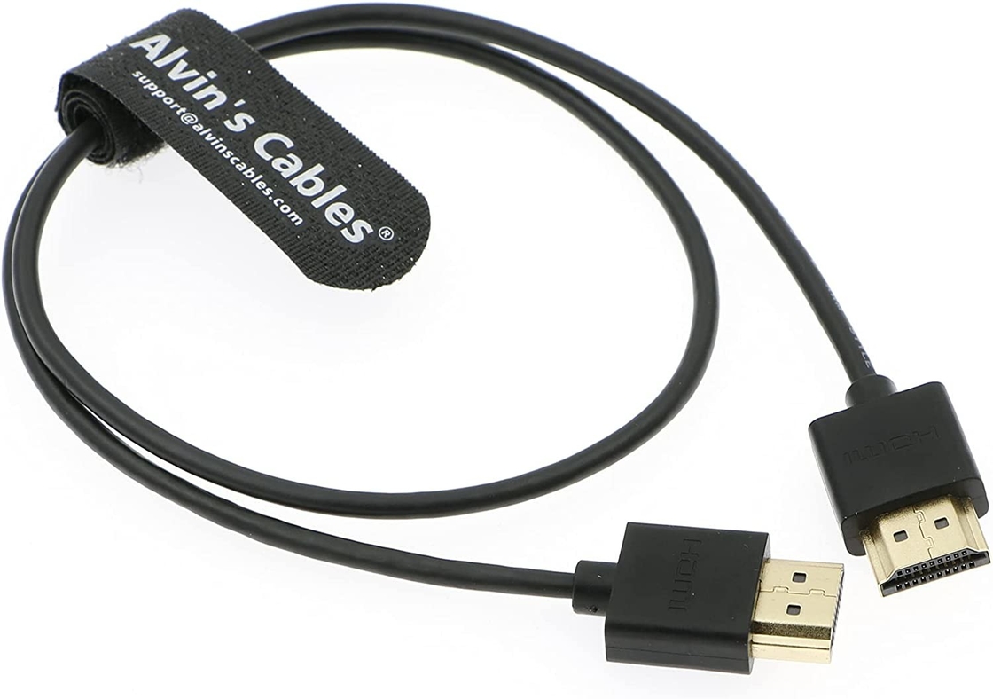 Alvin'S Cables Z Cam E2 HDMI Cable High Speed Ethernet HDMI Cable For Atomos/Portkeys BM5 Monitor Straight To Straight