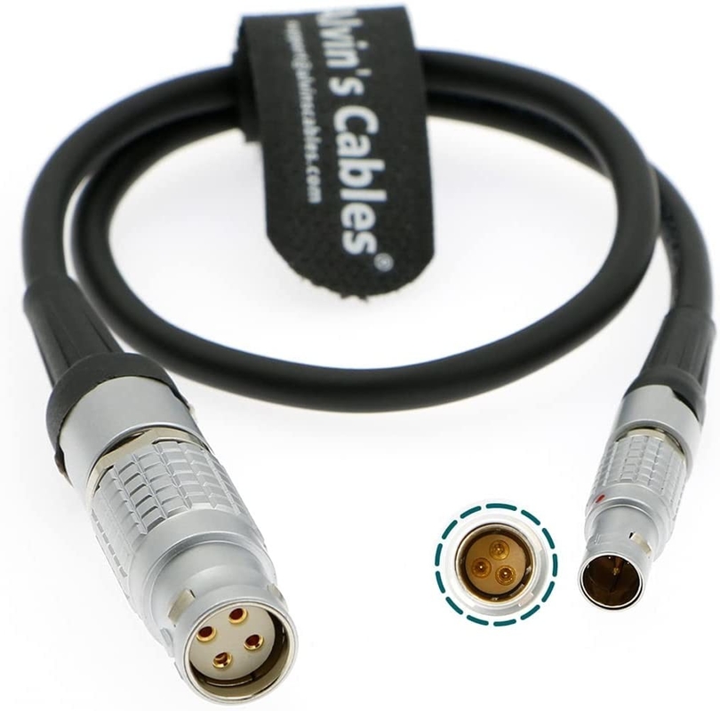 RED V-Raptor XL Power Cable For Steadicam Zephyr | Archer2 Sled 3 Pin Male To 2B 4 Pin Female Power Cable