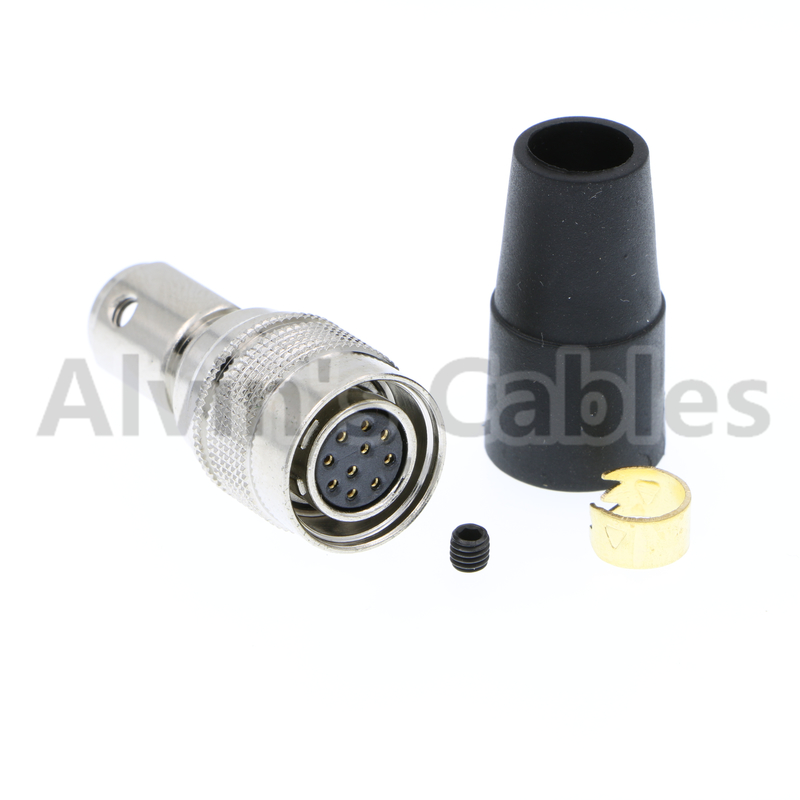 Durable Circular Electrical Connectors 10 Pin Circular Connector HR10A-10P-10S Hirose 10 Pin Female