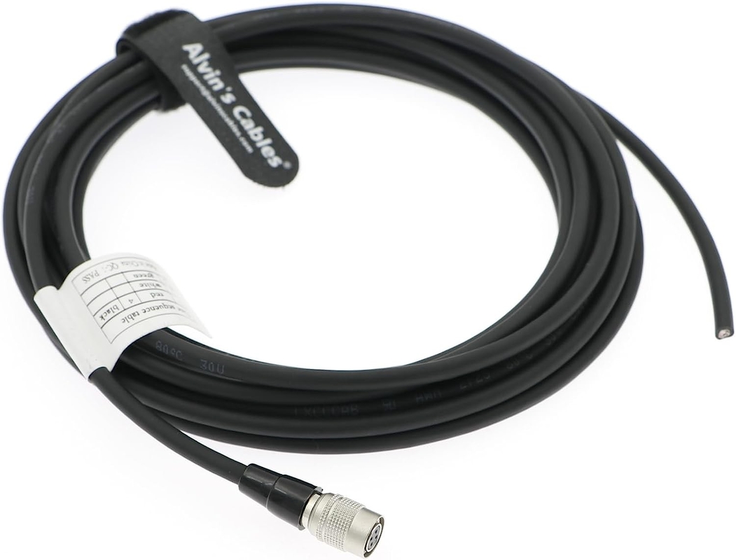 Hirose 4 Pin Female HR10A-7P-4S To Flying Leads Power Cable For Sony Venice Sound Devices 664/633/702T SmallHD 702/ACE