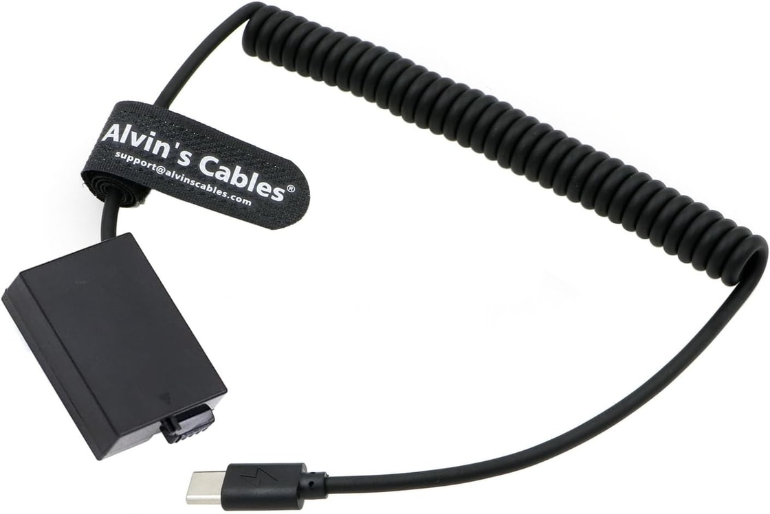 LP-E8 Dummy Battery To PD USB C Decoded LP-E8 Battery Replacement Coiled Power Cable For Canon EOS 700D 650D 600D 550D