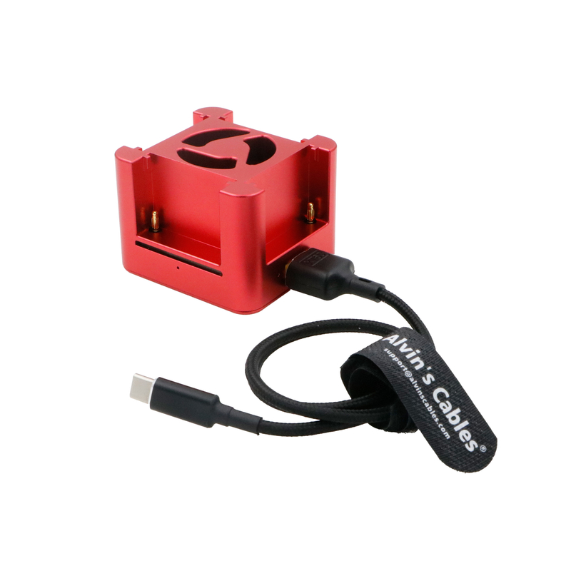 Alvins 4 Slot NP-F Battery Supper Fast Charger to USB C 100W with Freeze Fan for Sony NP F550| F750| F970 Batteries, XT6