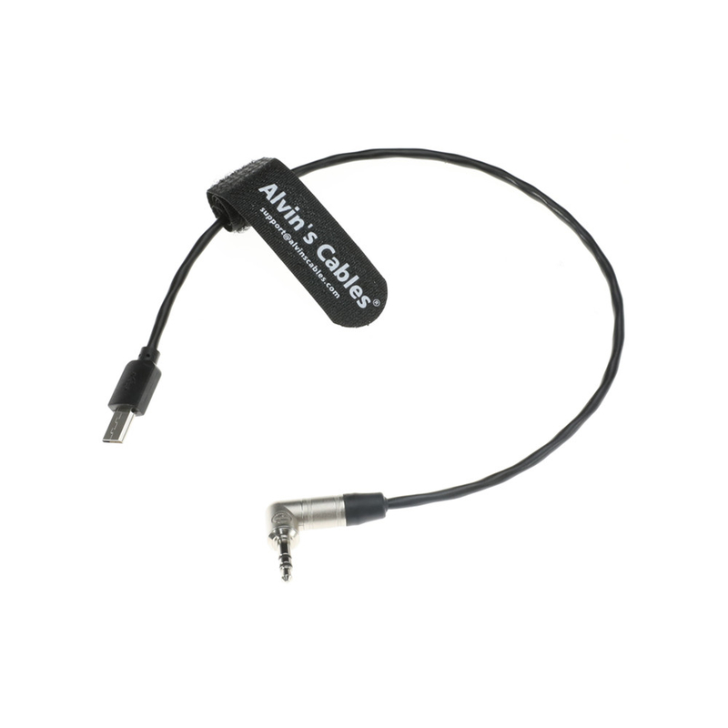Alvin’s Cables Tentacle Timecode Cable for Sony FX3| FX30| A7S3| A1 Camera 3.5mm TRS to Micro USB Timecode Cable for Tentacle SYNC E Timecode Generator 35cm| 13.8in