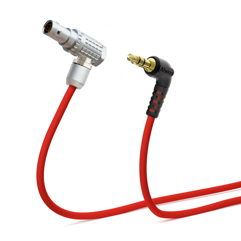 Alvin's Cables Ultra Soft Timecode Cable for ARRI Alexa, Sound Devices, Tentacle Sync 3.5mm TRS to 5 Pin Cable 50cm| 19.7inches