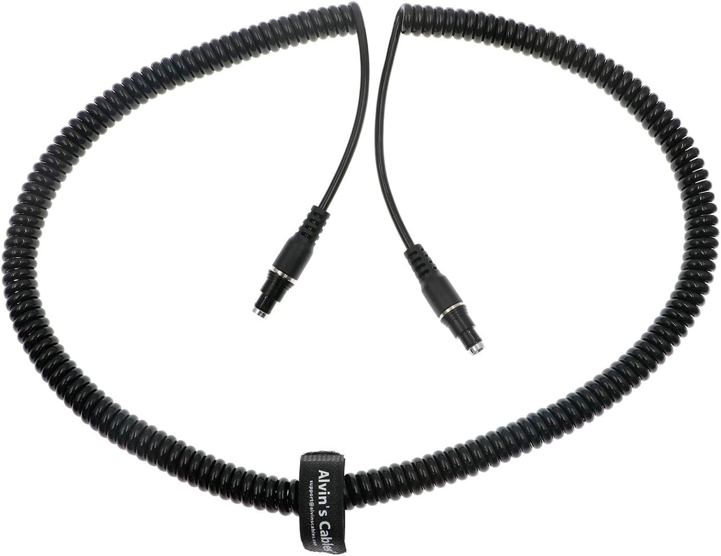 Alvin’s Cables Cable for GF-Primo GF-Secondo Dolly Car Photography Moving Lift Fischer 7 Pin Coiled Cable for Grip Factory Munich (GFM) Dollies