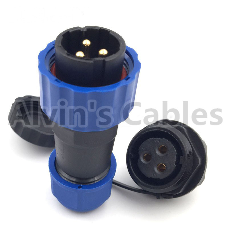 SD20 TP ZM 2-14 Pin Plastic Electrical Connectors Male Plug Female Socket Connector