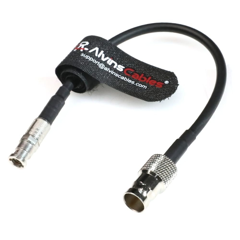 Alvin's Cables 12G Micro BNC to BNC Female Adapter Cable, 12G-SDI High Density 4K UHD Video Coaxial Cable, 75 Ohm Ultra-Slim for Blackmagic Video Assist 5" Monitor 20CM| 7.9inches