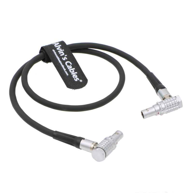 Right Angle Male 2 Pin To 2 Pin Arri Alexa Mini Audio Cable Teradek Bond