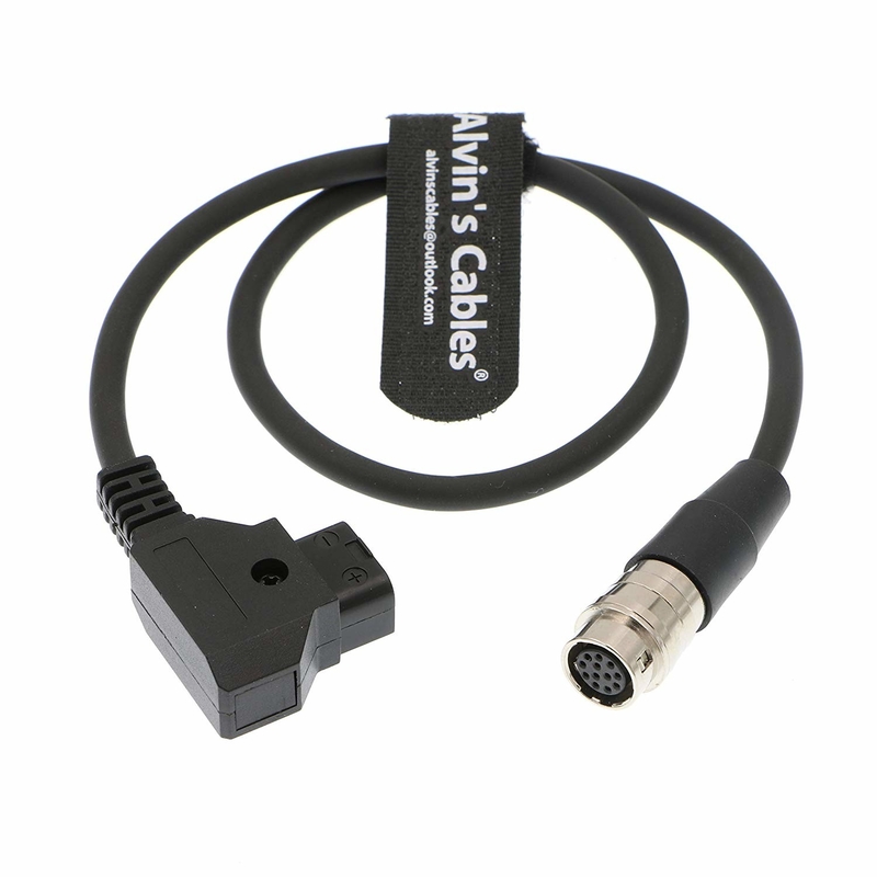 Custom Length - Anton Bauer Power Tap D - Tap To 12 Pin Hirose Cable B4 2 / 3" Lens