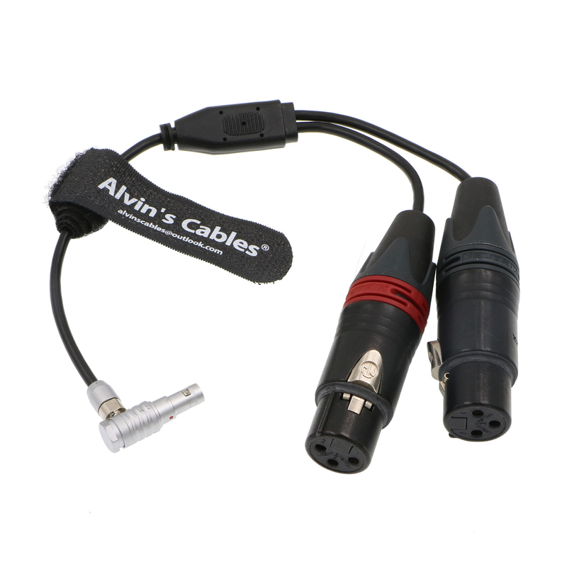 10cm 5 Pin Male To 15cm 3 Pin Female Audio Cable For Z CAM E2 Camera