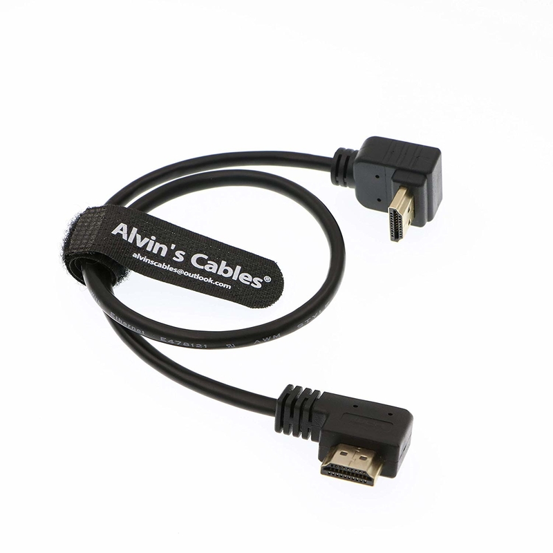 HDMI 2.0 Right Angle 1.48ft 45cm Z Cam E2 Audio Video Cable