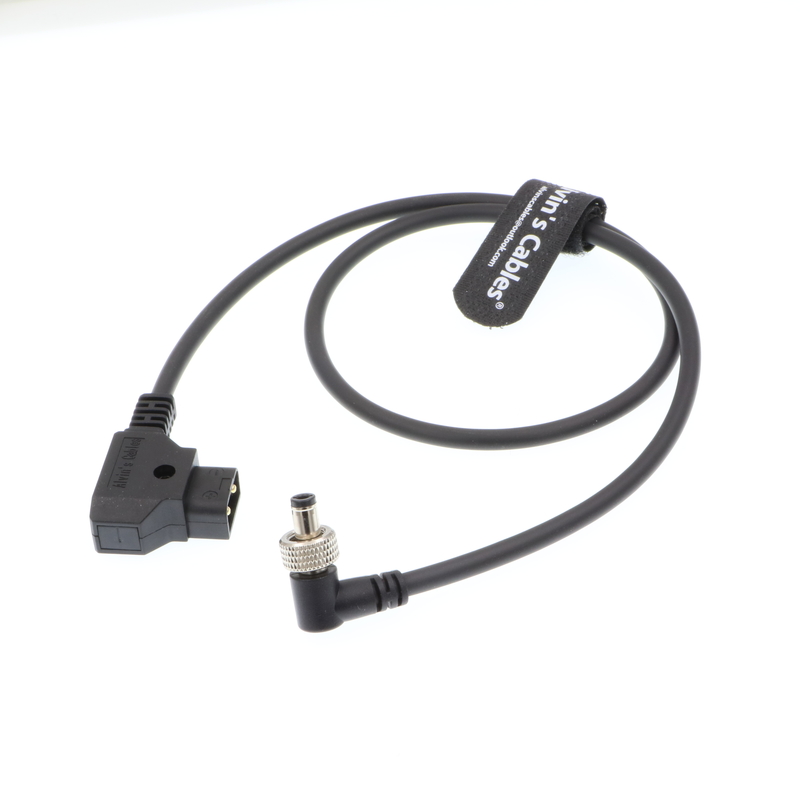 60cm Right Angle Atomos Power Cable For PIX-E5 Hollyland Mars 400s