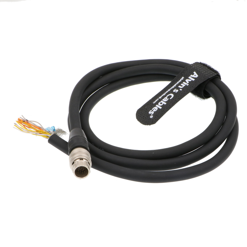 Hirose 20 Pin Male HR25-9P-20P To Open End Shield Cable For Canon Fujinon