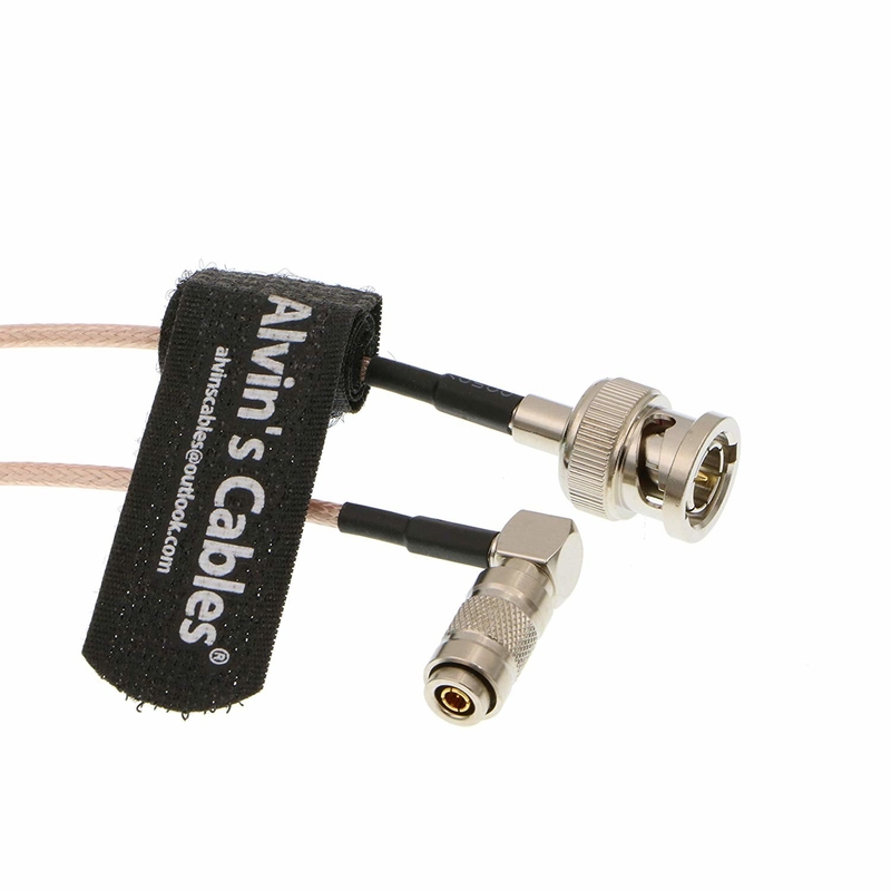 Blackmagic Right Angle DIN 1.0/2.3 Mini BNC to BNC Male 75ohm RG179 HD Cable