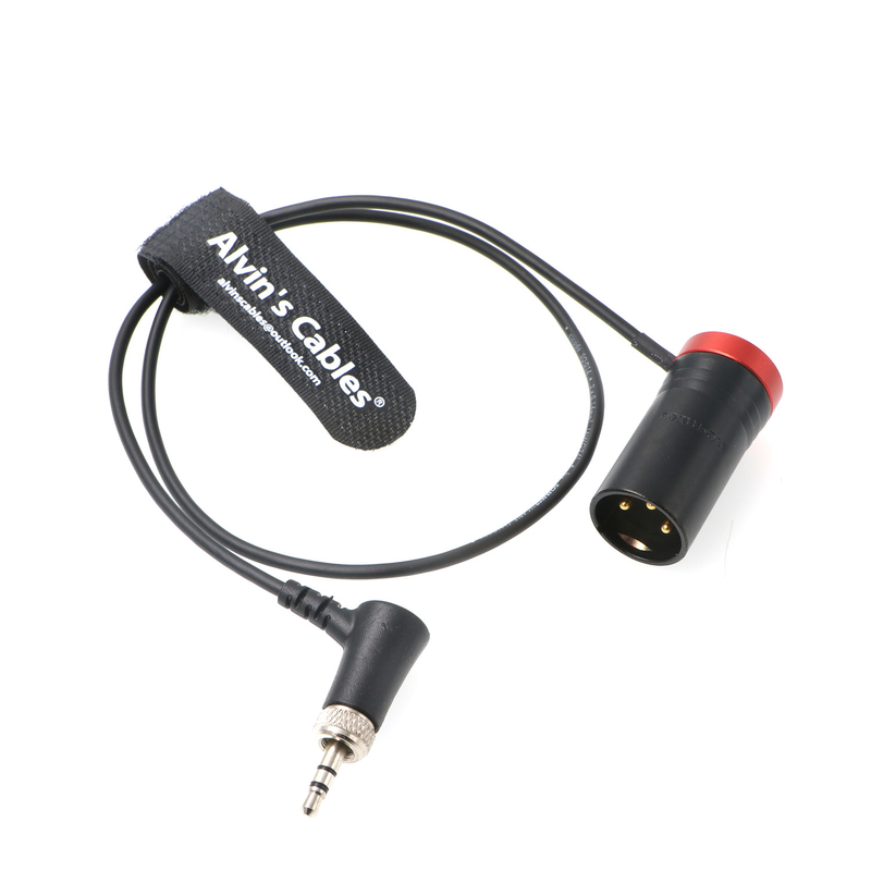 18 Inches Camera Audio Cable For -EK-2000 XLR 3 Pin Male To Locking 3.5mm TRS