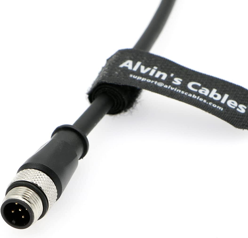 M12 Industrial Cable M12 A Code 5 Pin Male Aviation Connector