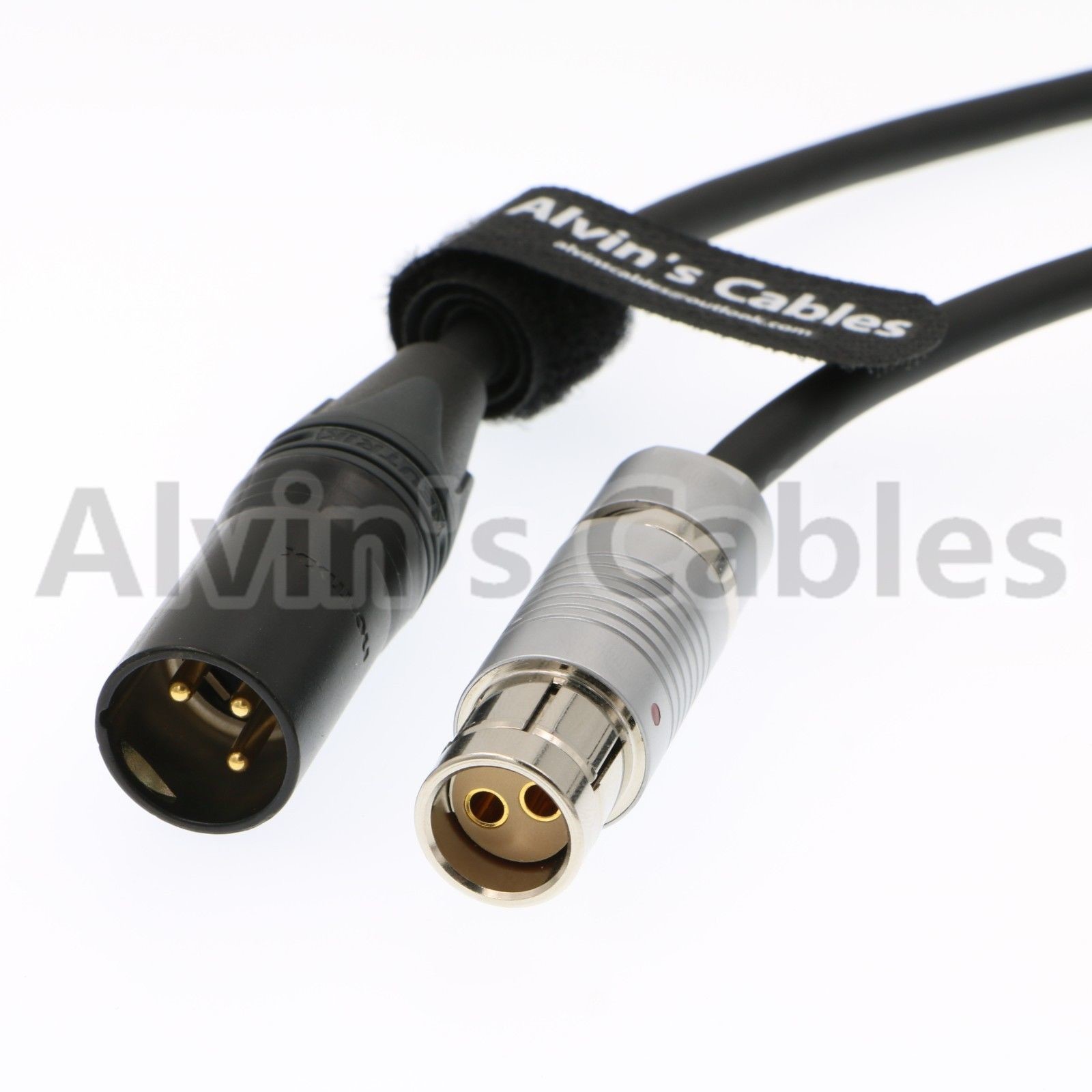 Custom Length Arri Power Cable Fischer 2 Pin Female Plug To Original