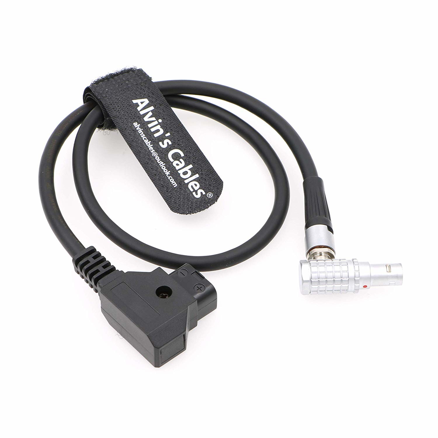 Alvin's Cables Teradek 2 Pin Right Angle Male to D Tap Power Cable