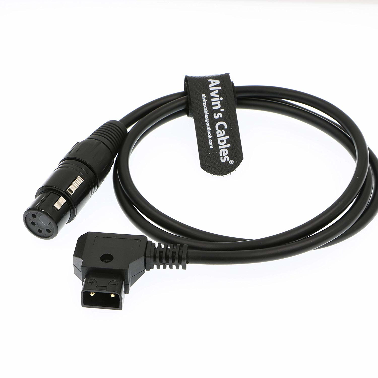 XLR 4 Pin Female to D Tap Power Cable for Practilite 602 DSLR Camcorder